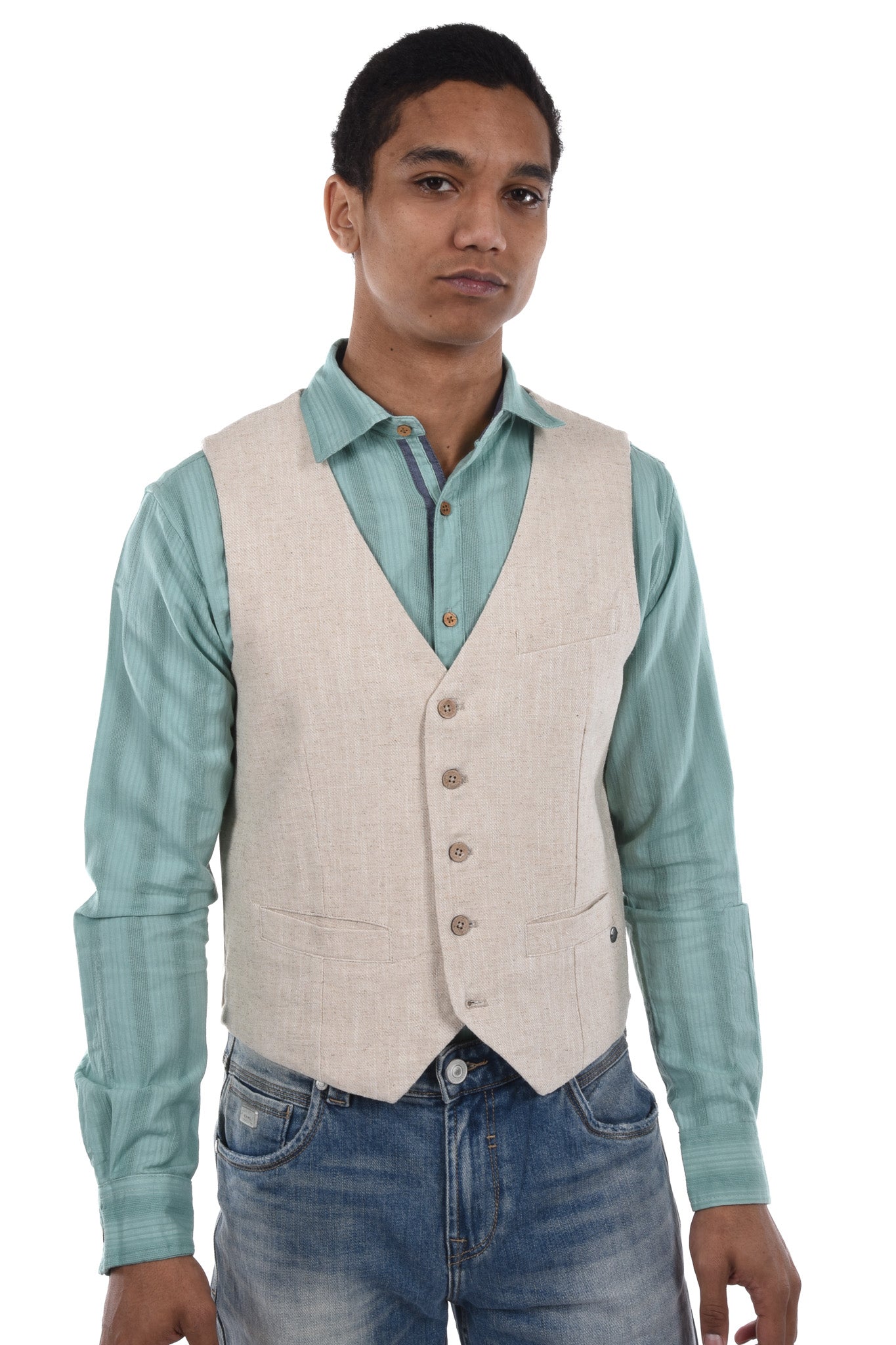 Sheridan Gilet linen