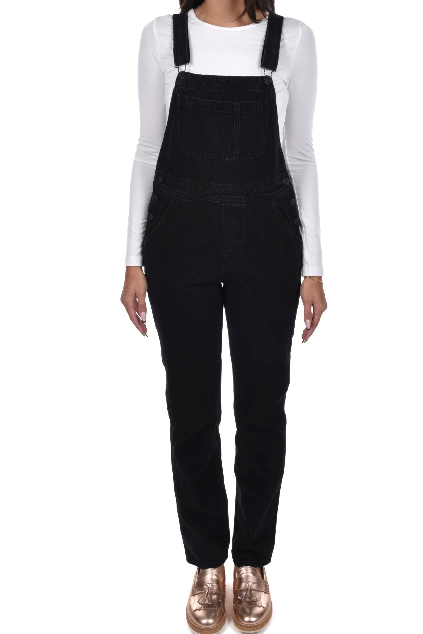 Baba Bib Overall black denim