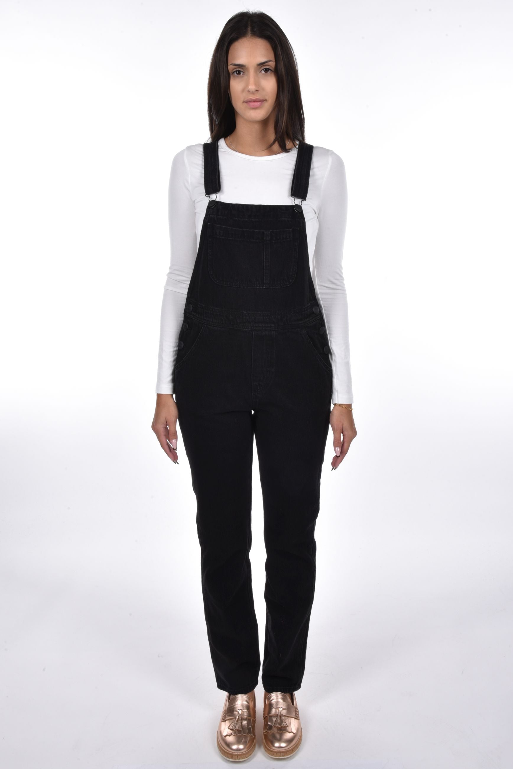 Baba Bib Overall black denim
