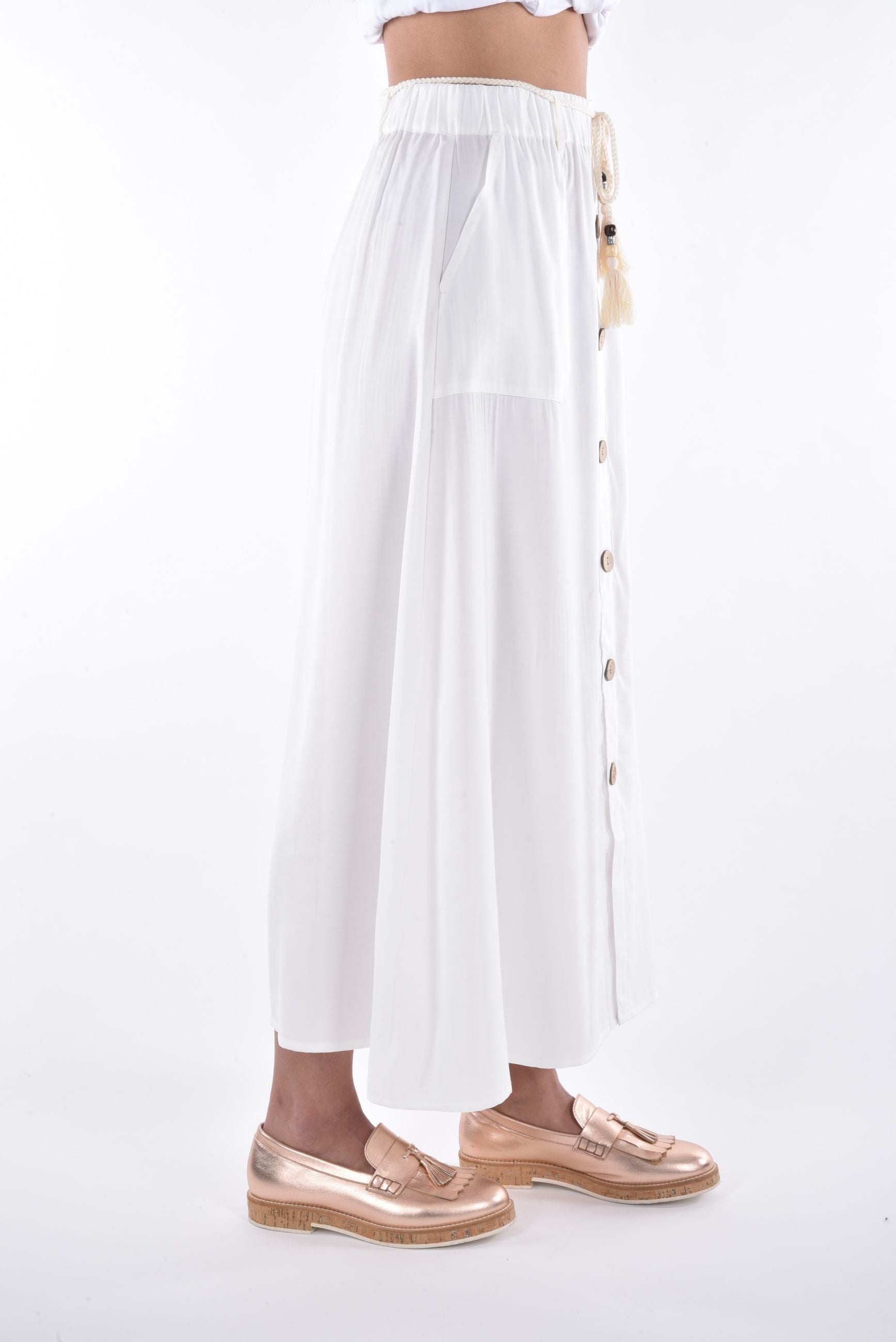 Sarna Skirt long buttons