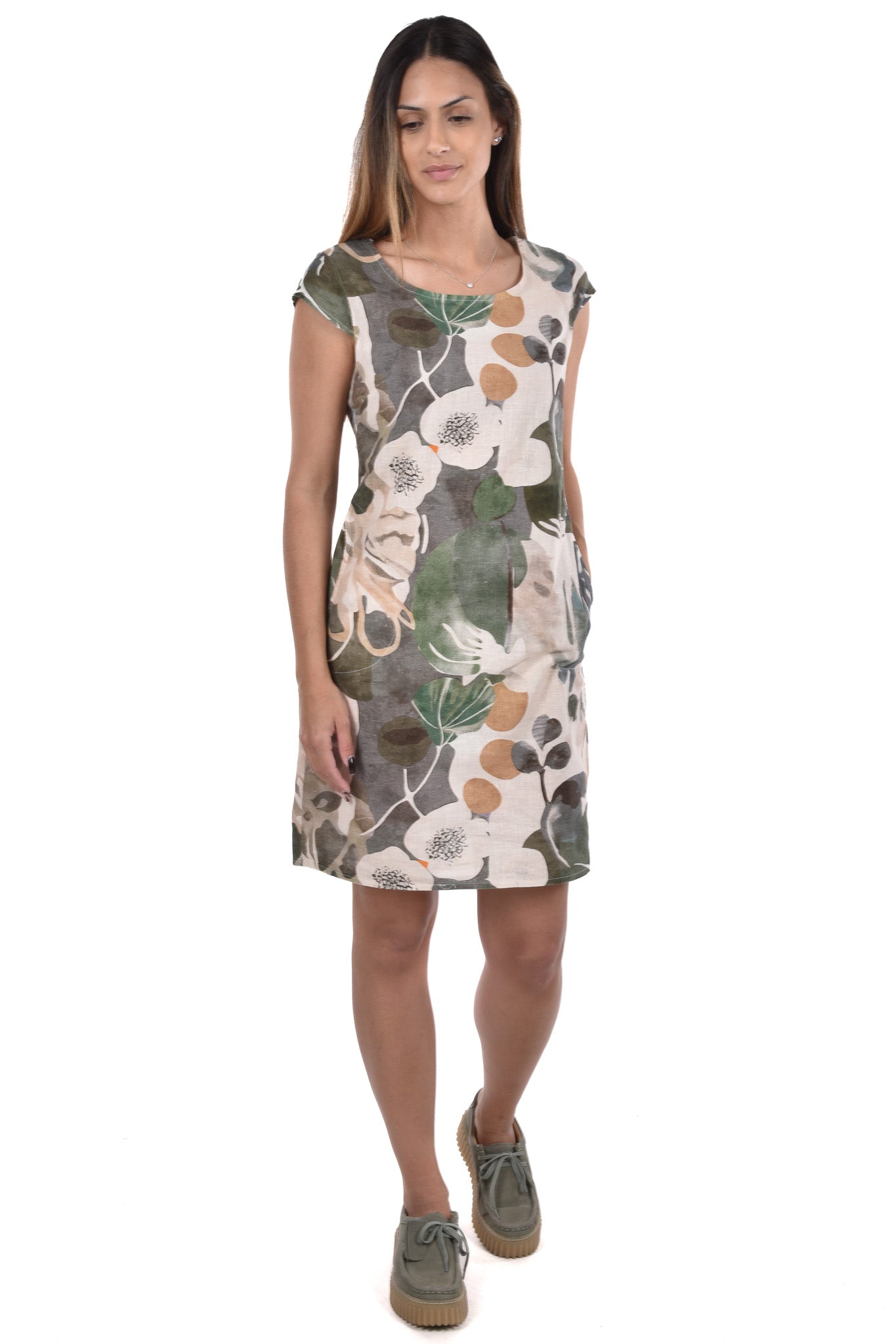 Naya Dress pocket printed