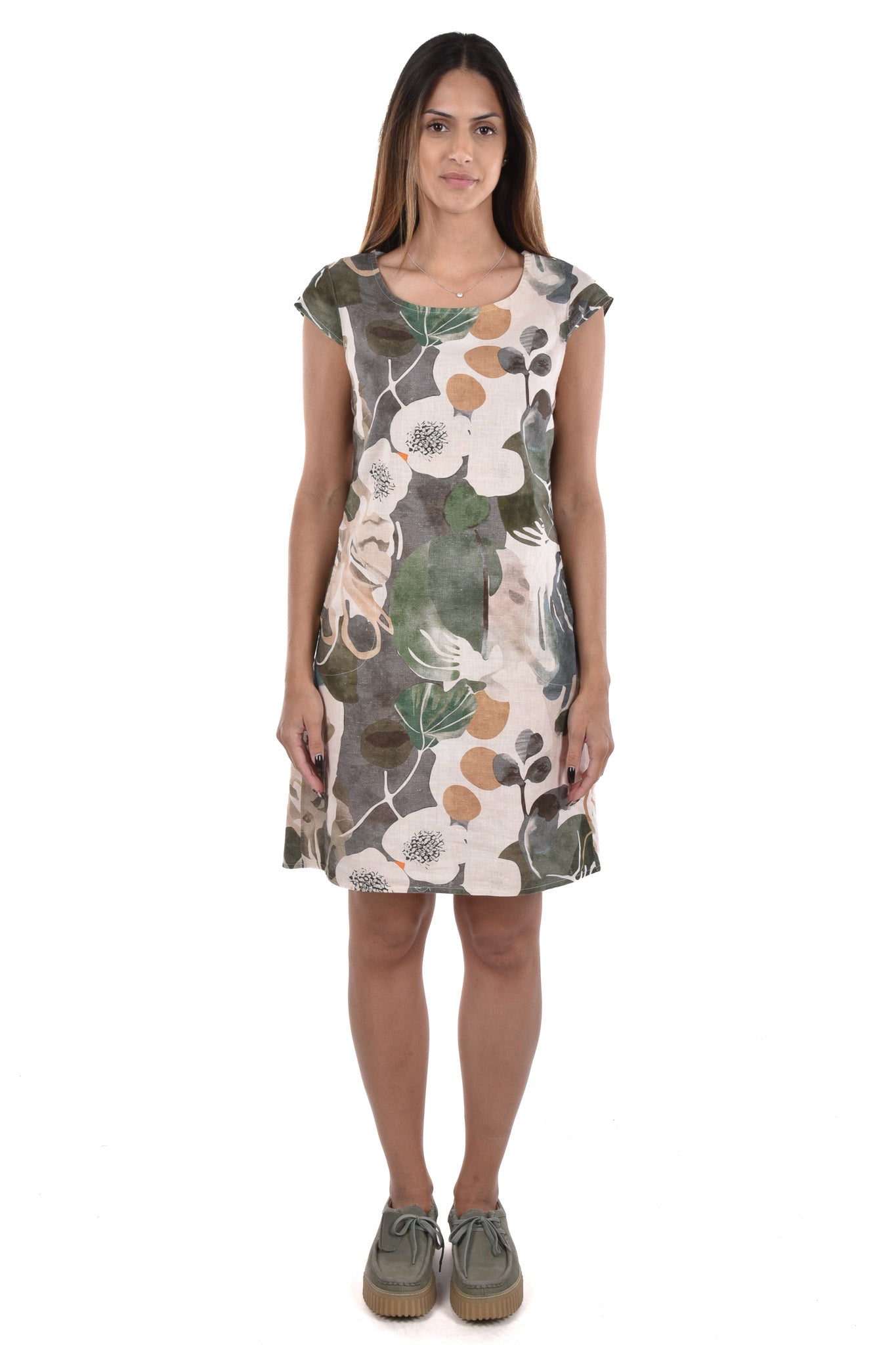 Naya Dress pocket printed