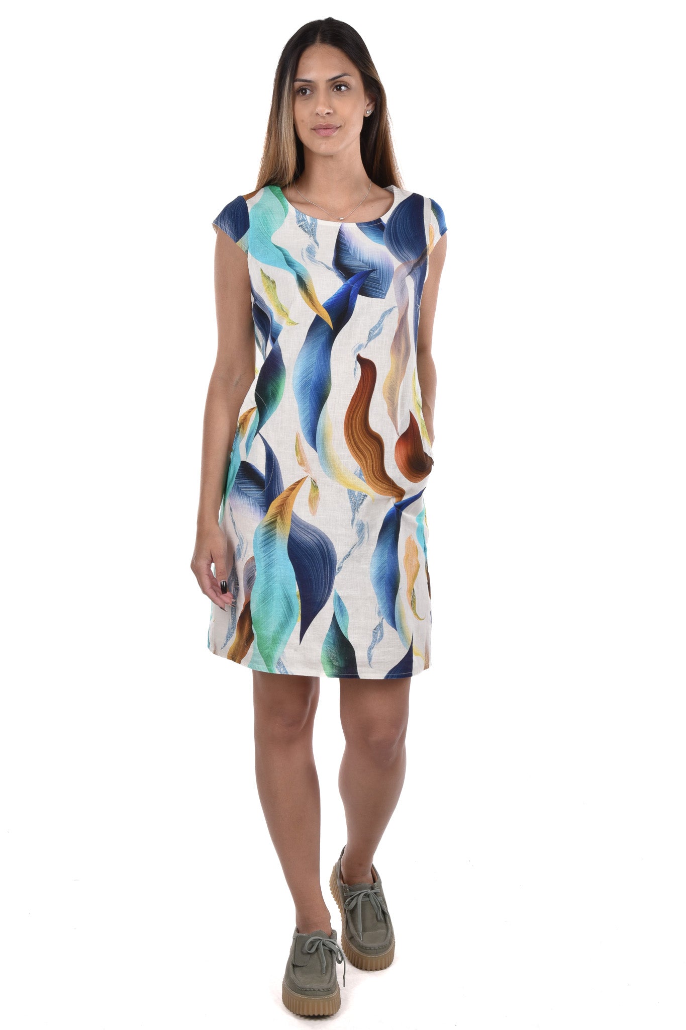 Naya Dress pocket printed