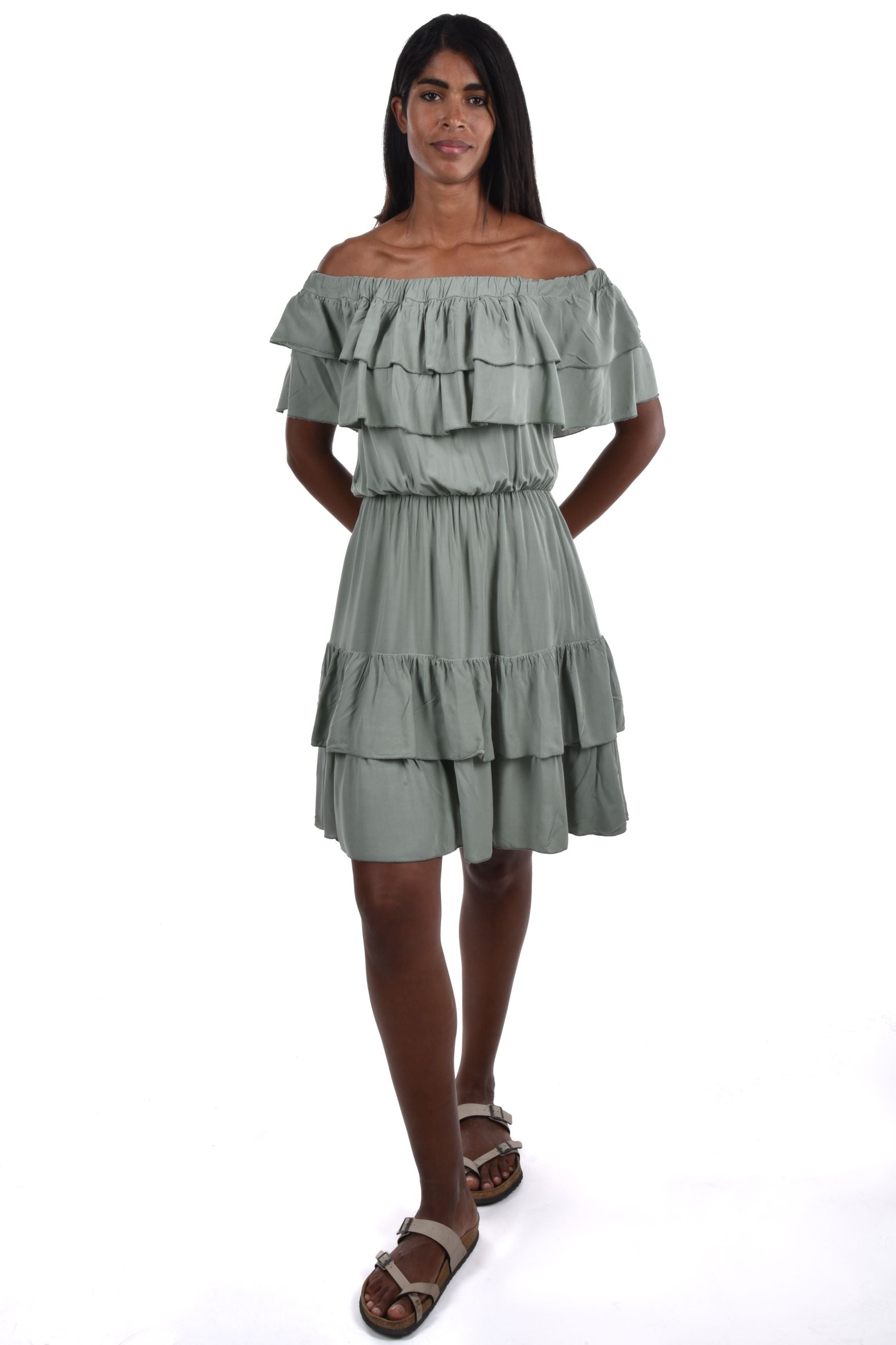 Lasha Dress volants