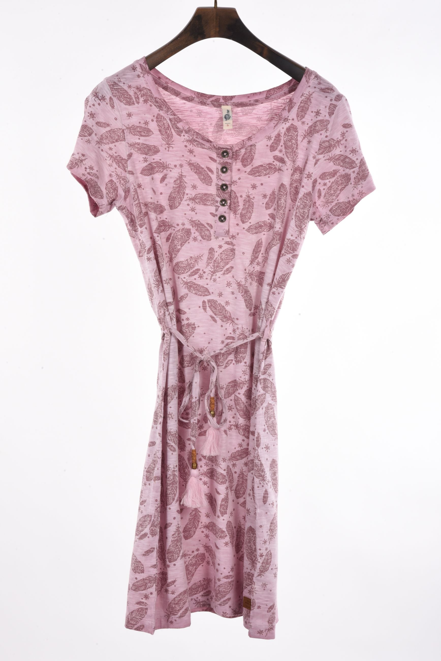 Tämis Dress feather print
