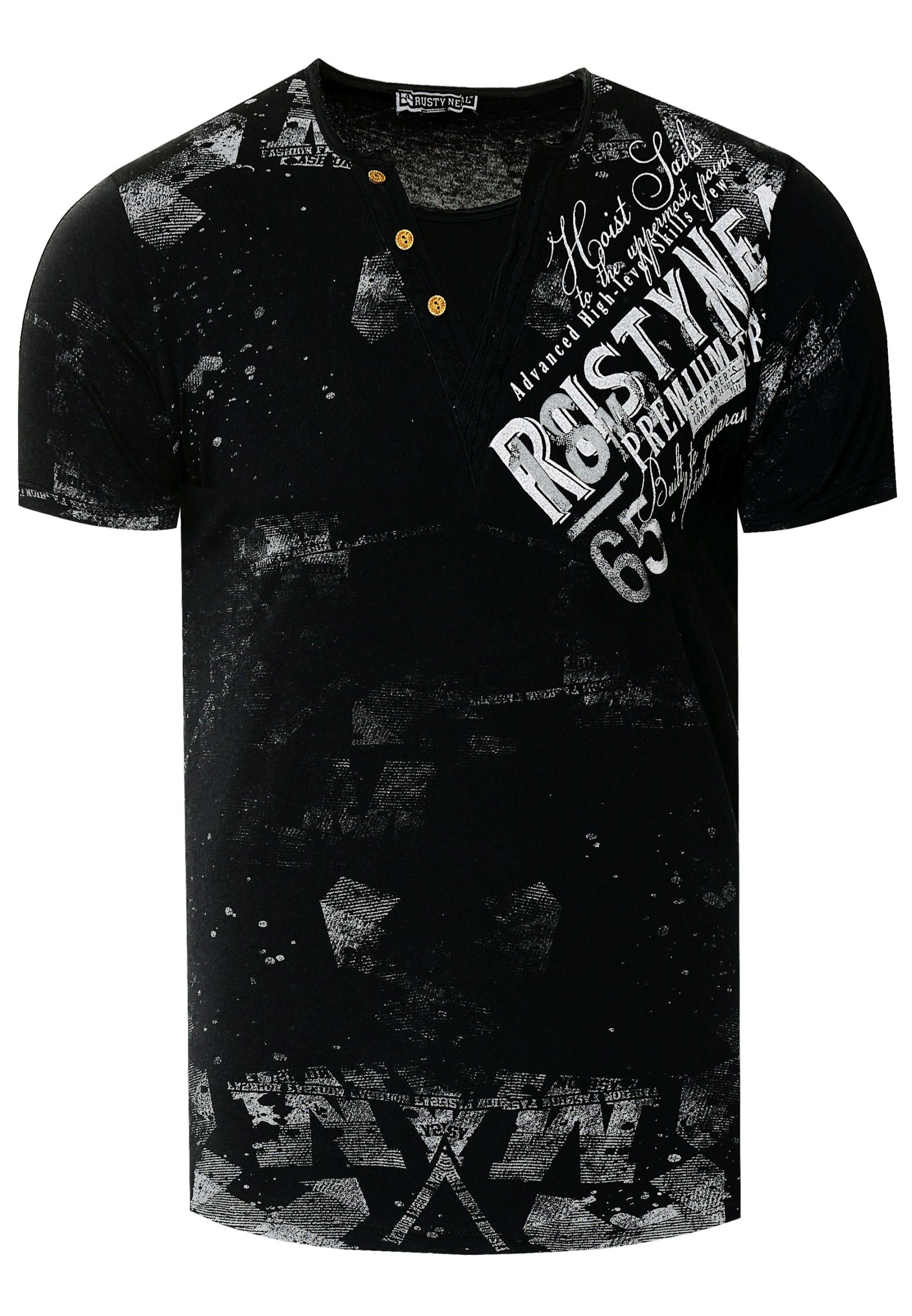 T-Shirt V-Neck with Print