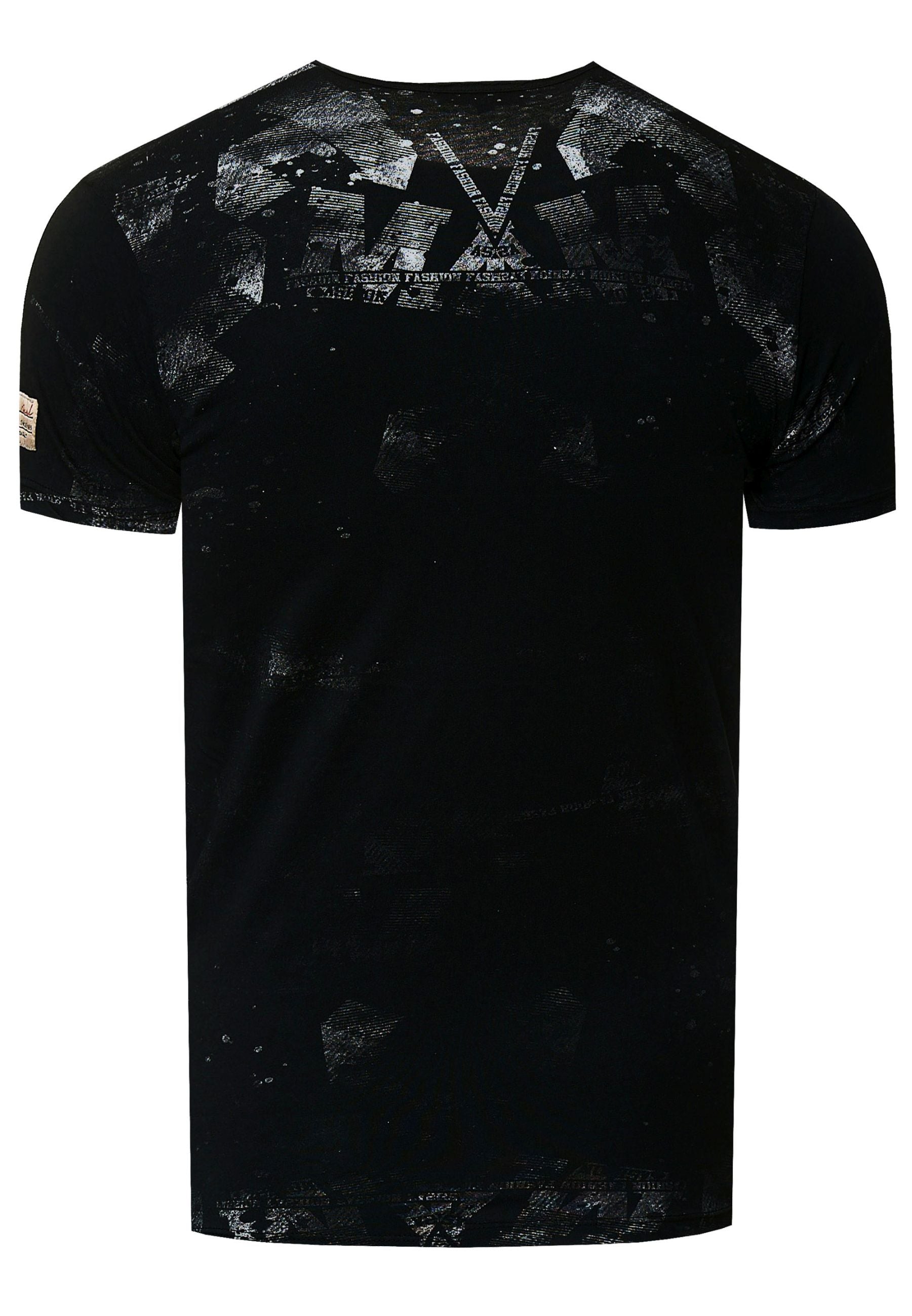 T-Shirt V-Neck with Print