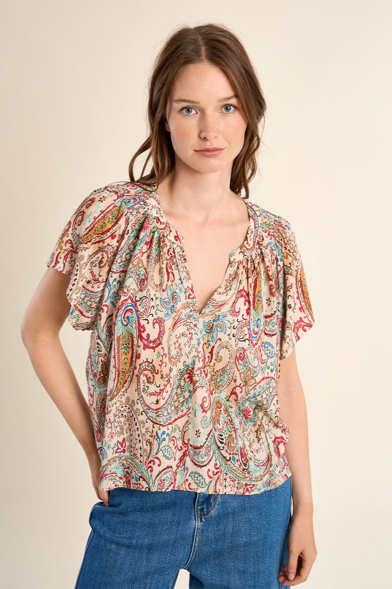 Blouse printed