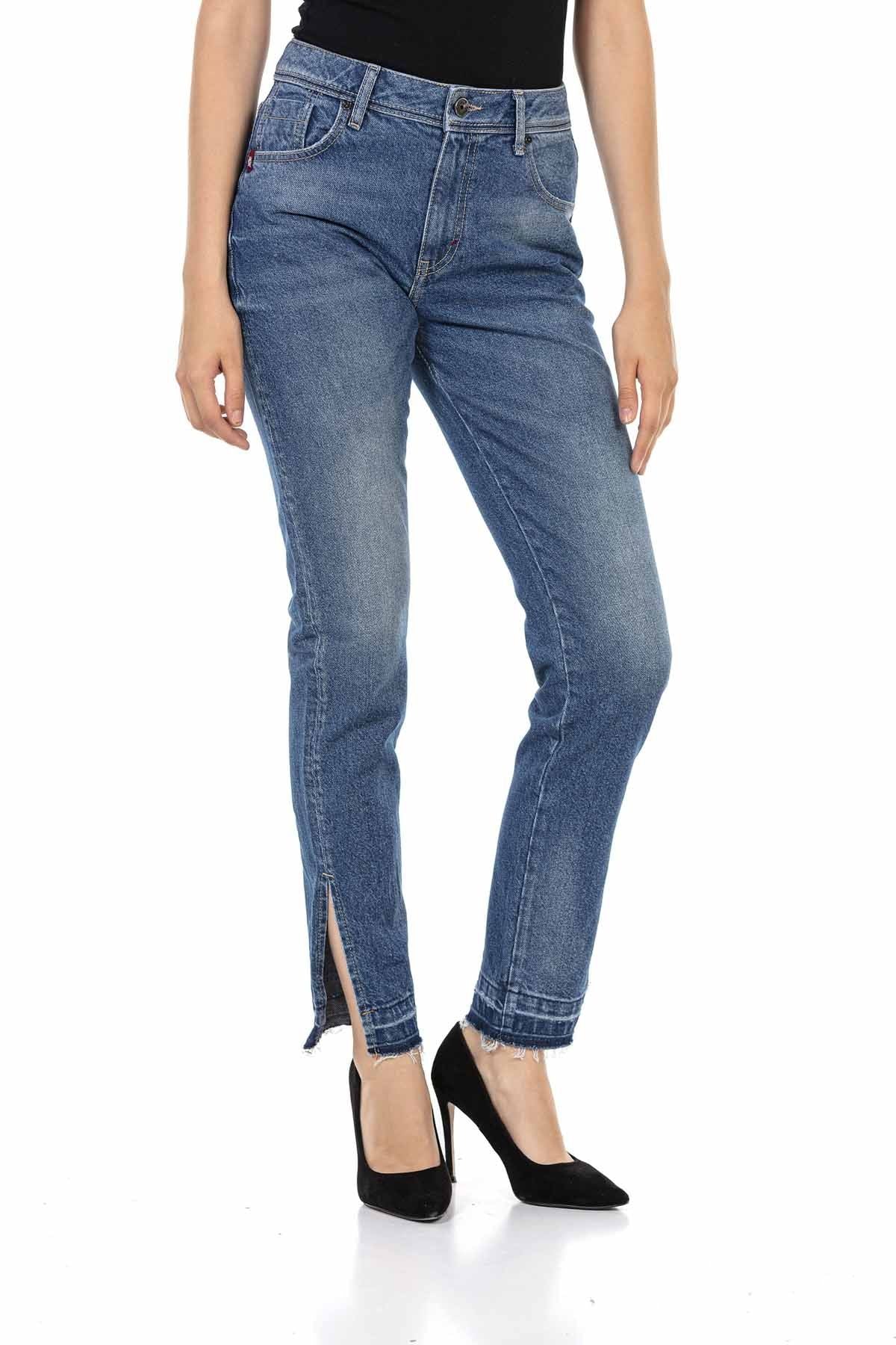 Jeans Mom Fit Slit