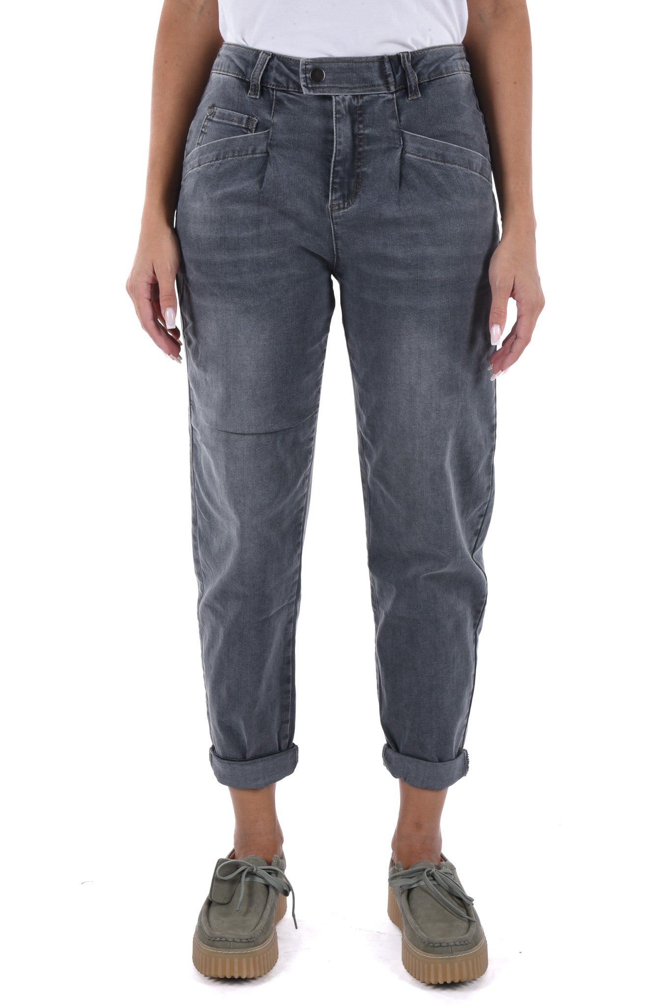 Ballon Fit Grey Denim