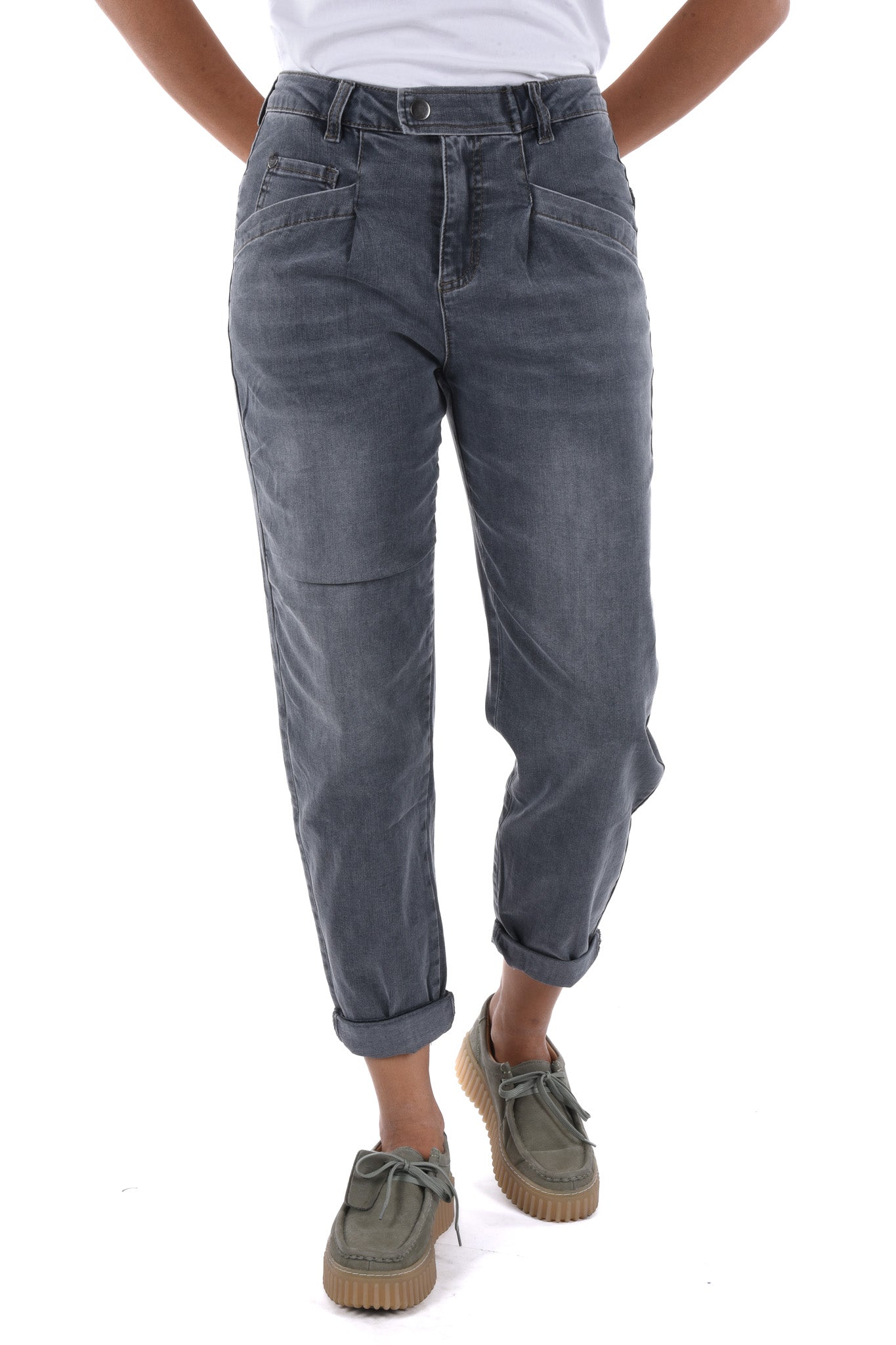 Ballon Fit Grey Denim