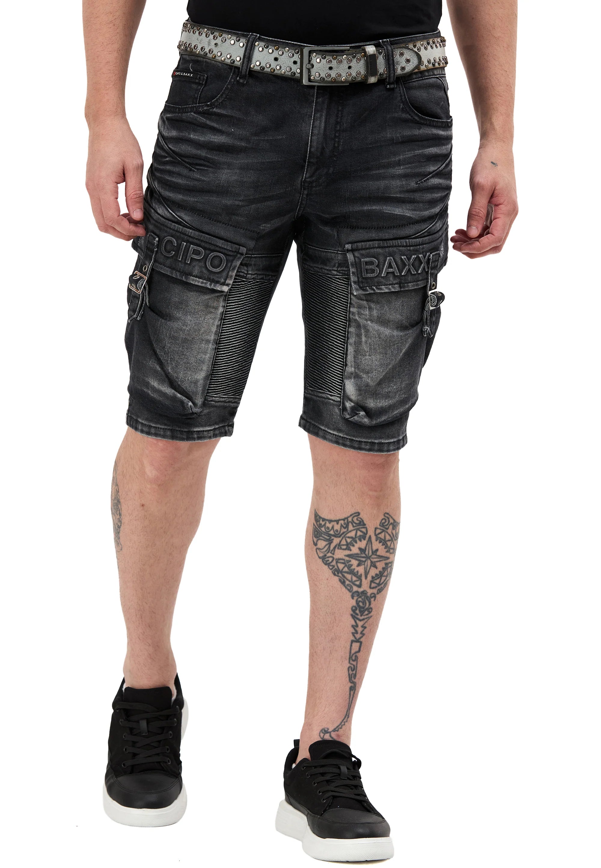 Shorts Black Denim Fantasy