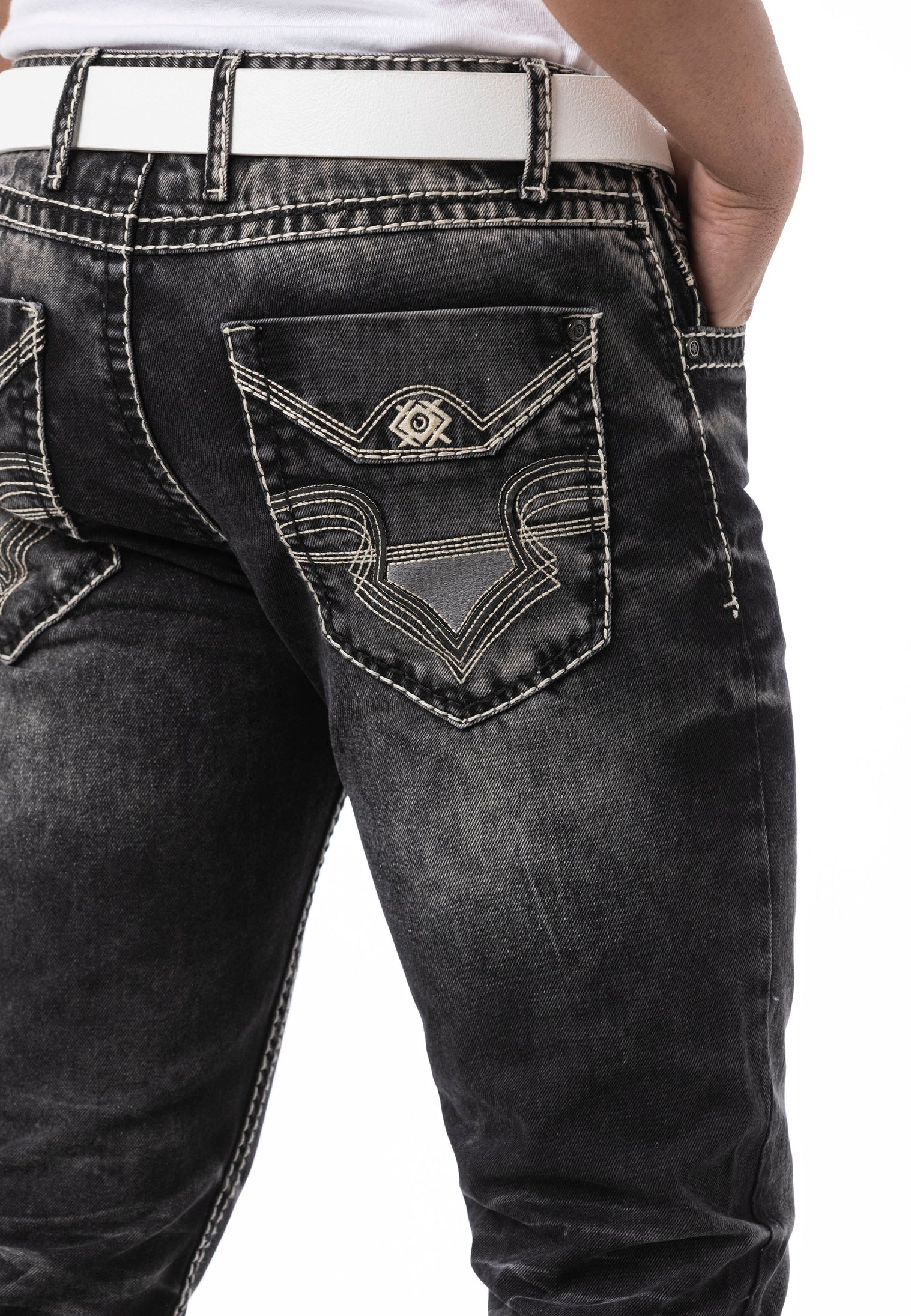 Jeans special stitching