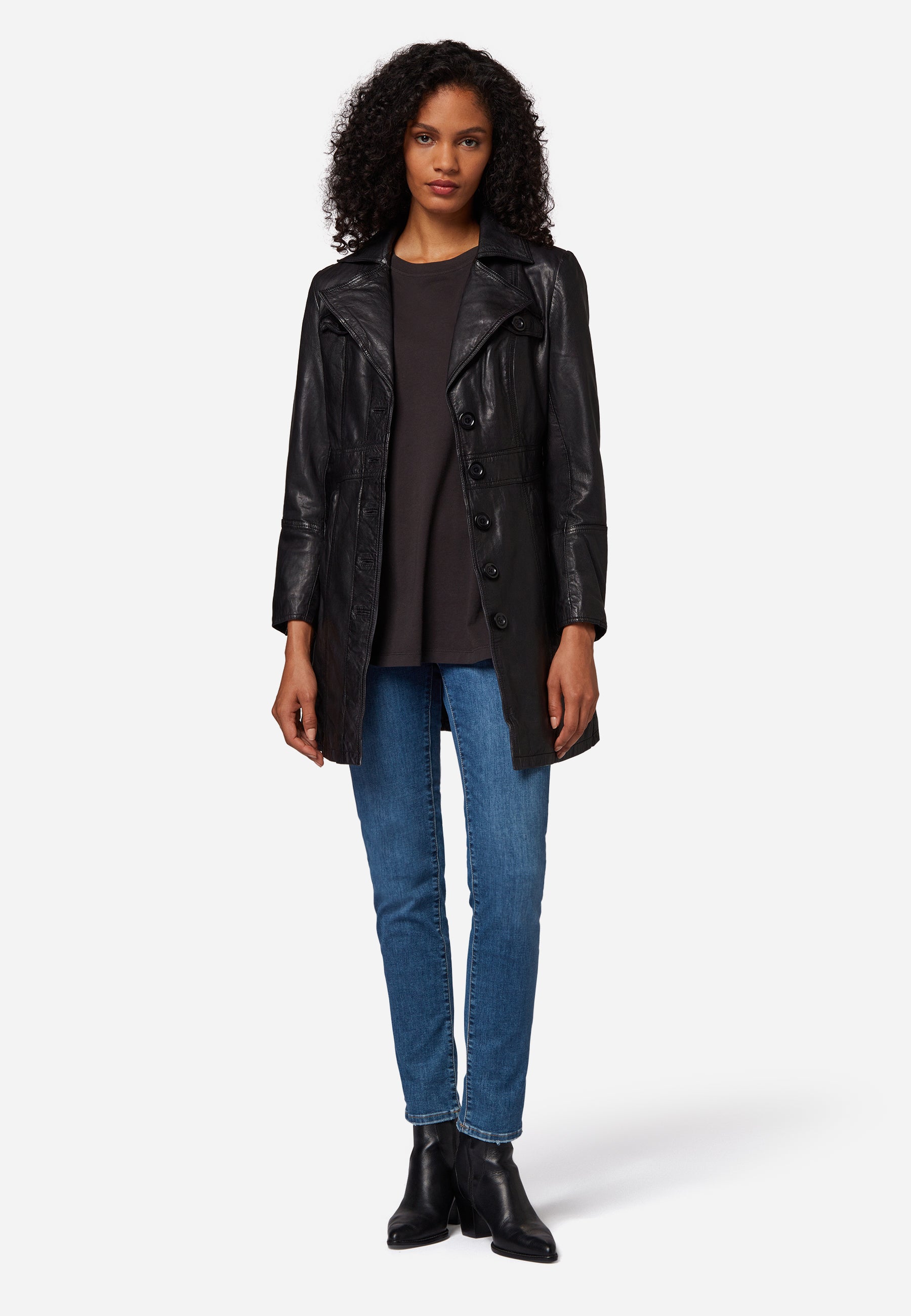 Lucy Coat Lamb Leather