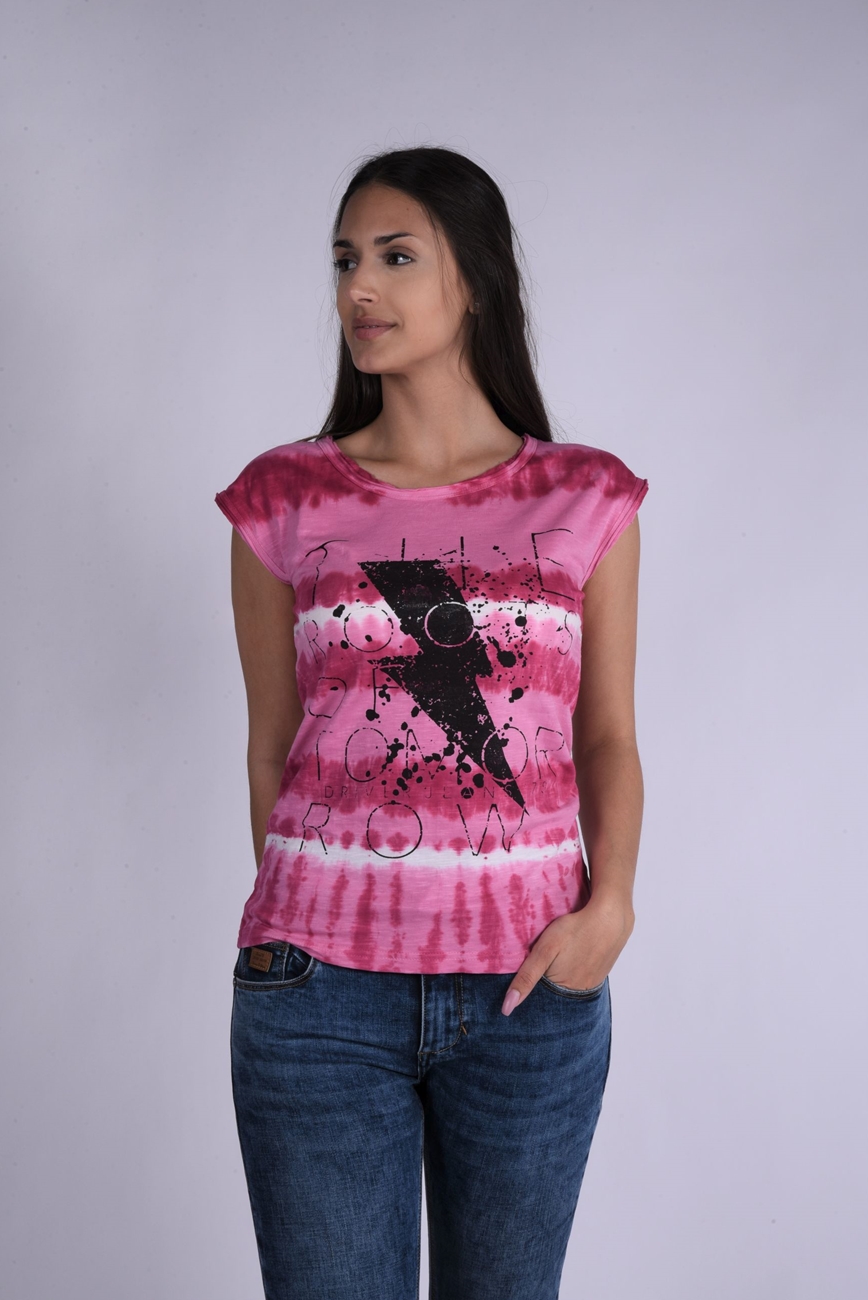 Ama T-Shirt batik & print