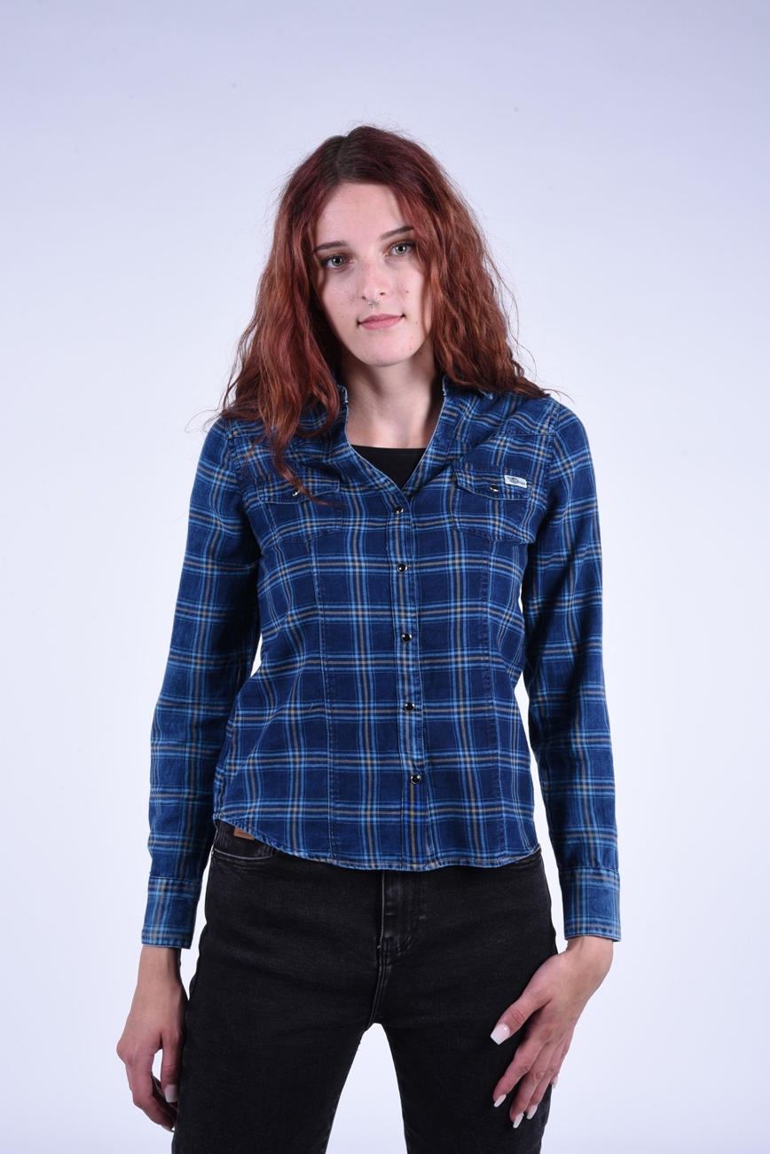 Sault Blouse chequered