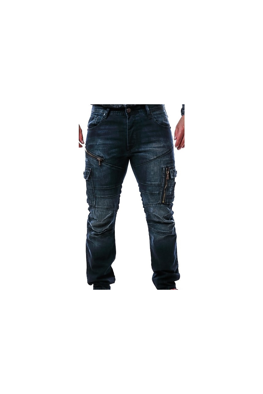 Jeans Straight Cut with Cut+Sewn