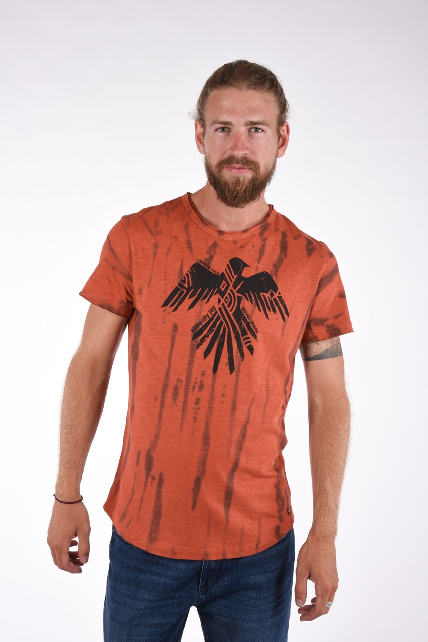 Texas T-Shirt batik & print