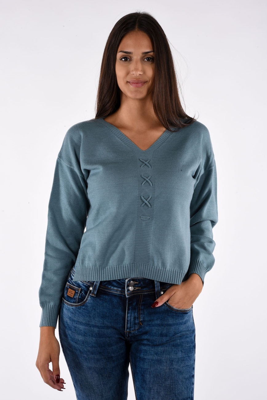 Charis Pullover string detail