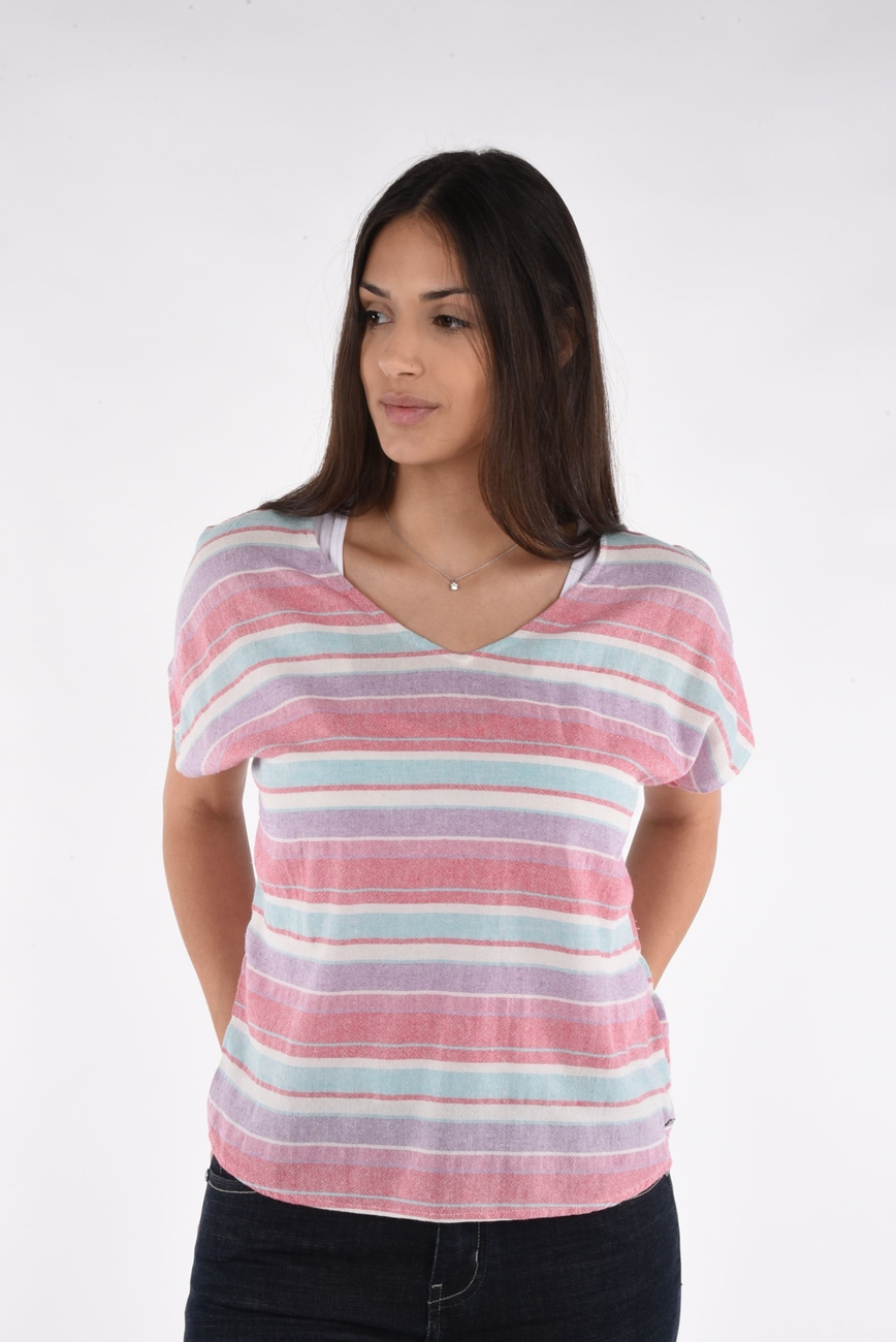 Sarita Top V-Neck striped