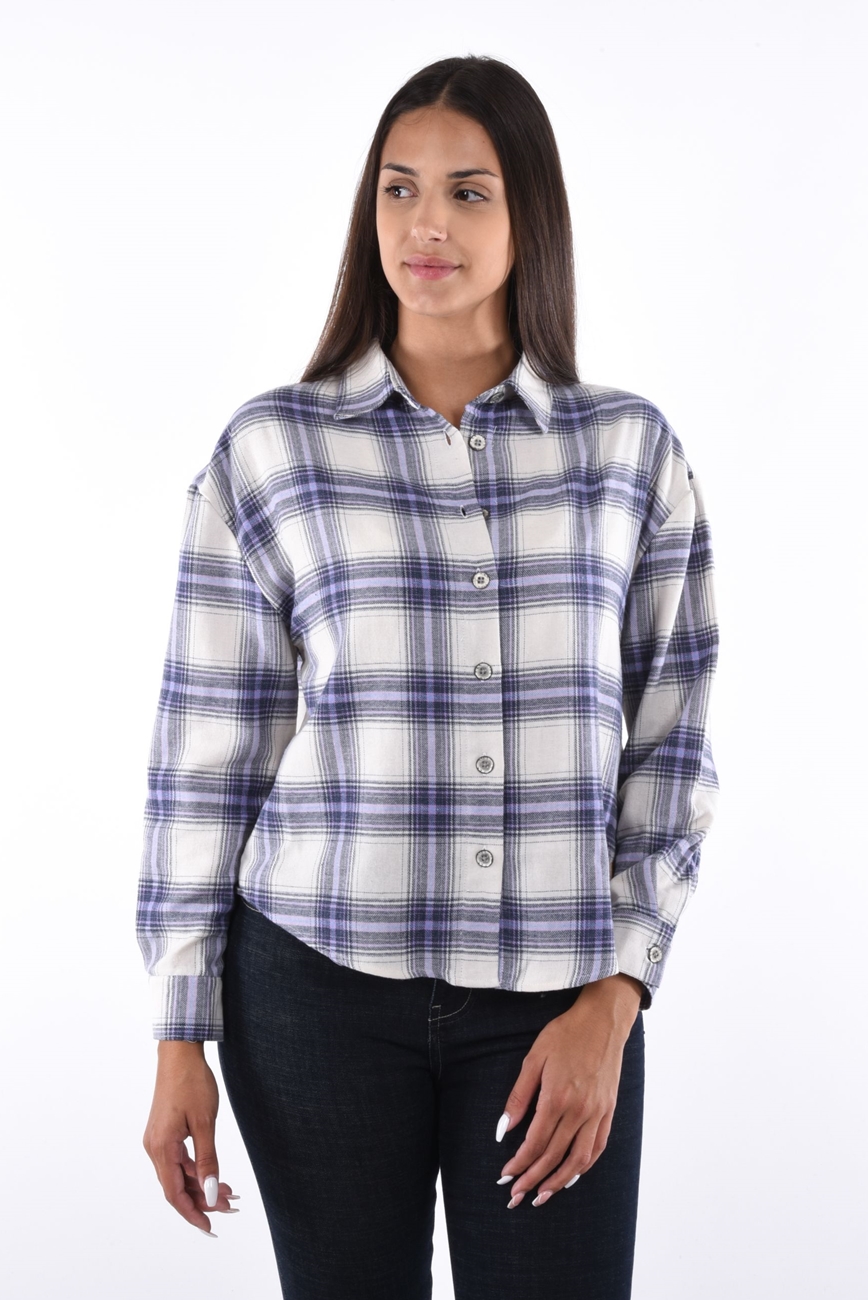 Star Blouse boxy checked